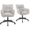BÜROSTUHL Mika-Sven - Hellgrau/Schwarz, Textil/Metall (59/81/66cm) - DUBI Möbel