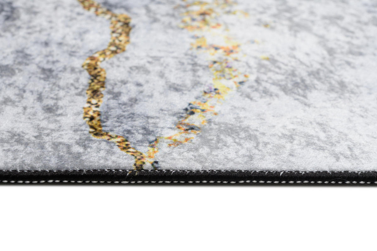 TEPPICH TOSCANA Schwarz 160/230 cm - Schwarz, Textil (160/230cm) - Tapiso