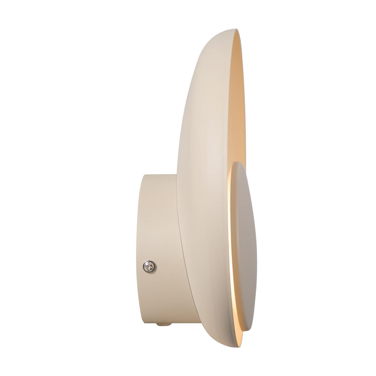 WANDLEUCHTE Marsi - Beige - 21/21/21 cm - Beige, Metall (21/21/21cm) - Nordlux