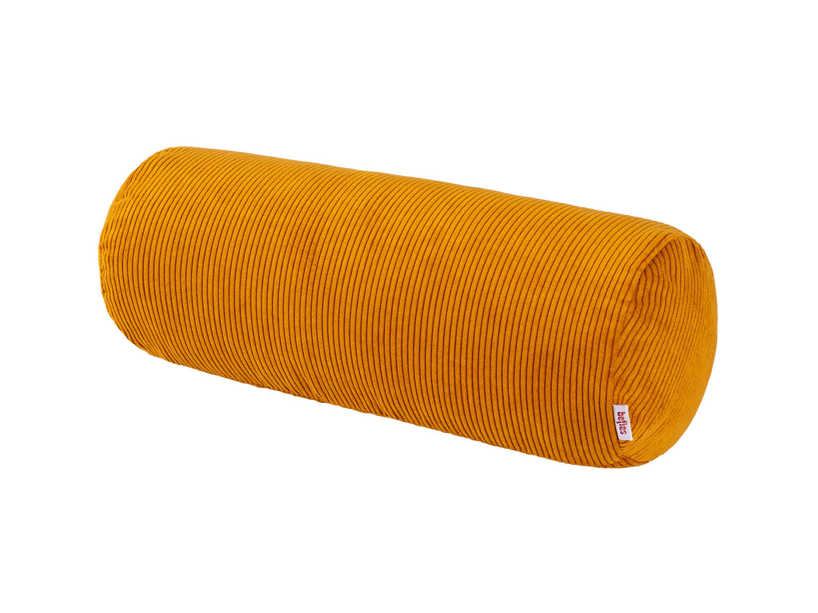NACKENROLLENHÜLLE HYggelig No.1 kurkuma-gelb Cord-Samt 40/15 cm - Gelb, Textil (15/40cm) - beties Heimtextil