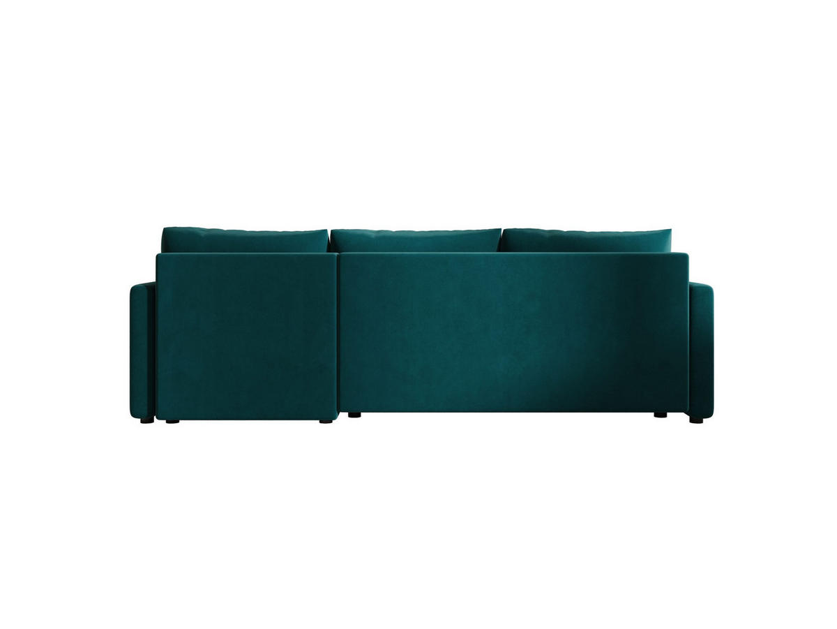 ECKSOFA MOS L BIS Itaka 39 Rechts mit Schlaffunktion - Türkis, Textil (220/143cm) - Bedante
