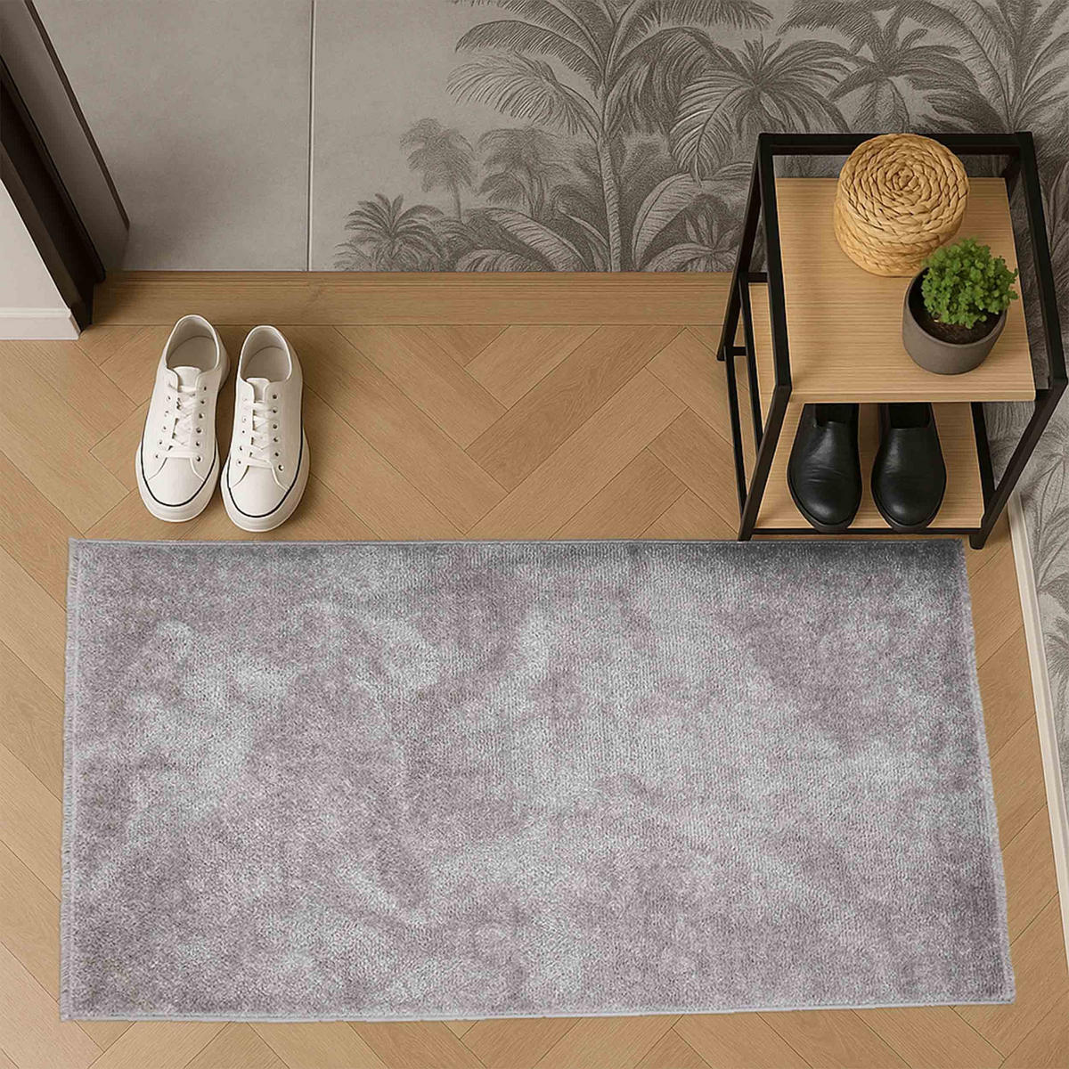 KURZFLORTEPPICH STEVIE - Grau, Textil (80/150cm) - Astra