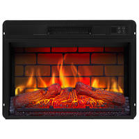 EINBAU-ELEKTROKAMINEINSATZ AF23BS – Breite 96 cm, 3D-Flammeneffekt, LED-Beleuchtung, Heizfunktion - Schwarz, Glas/Metall (61.4/45.5/13cm) - ArtiFlame