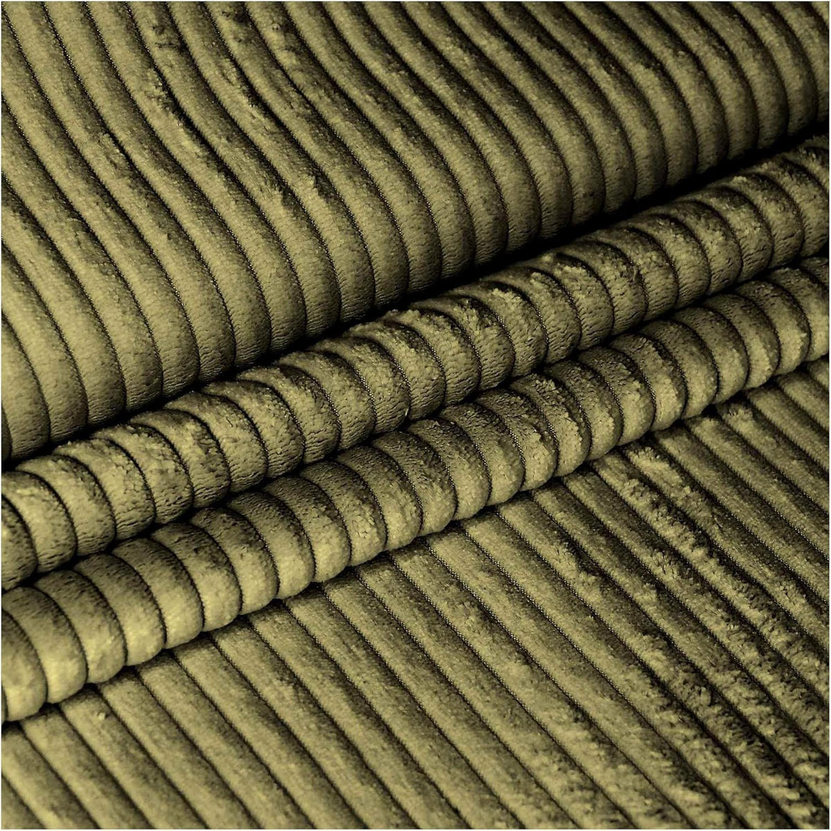 SITZSACK CUBE Dark Olive - Olivgrün, Textil (60/60/60cm) - Dreamroots