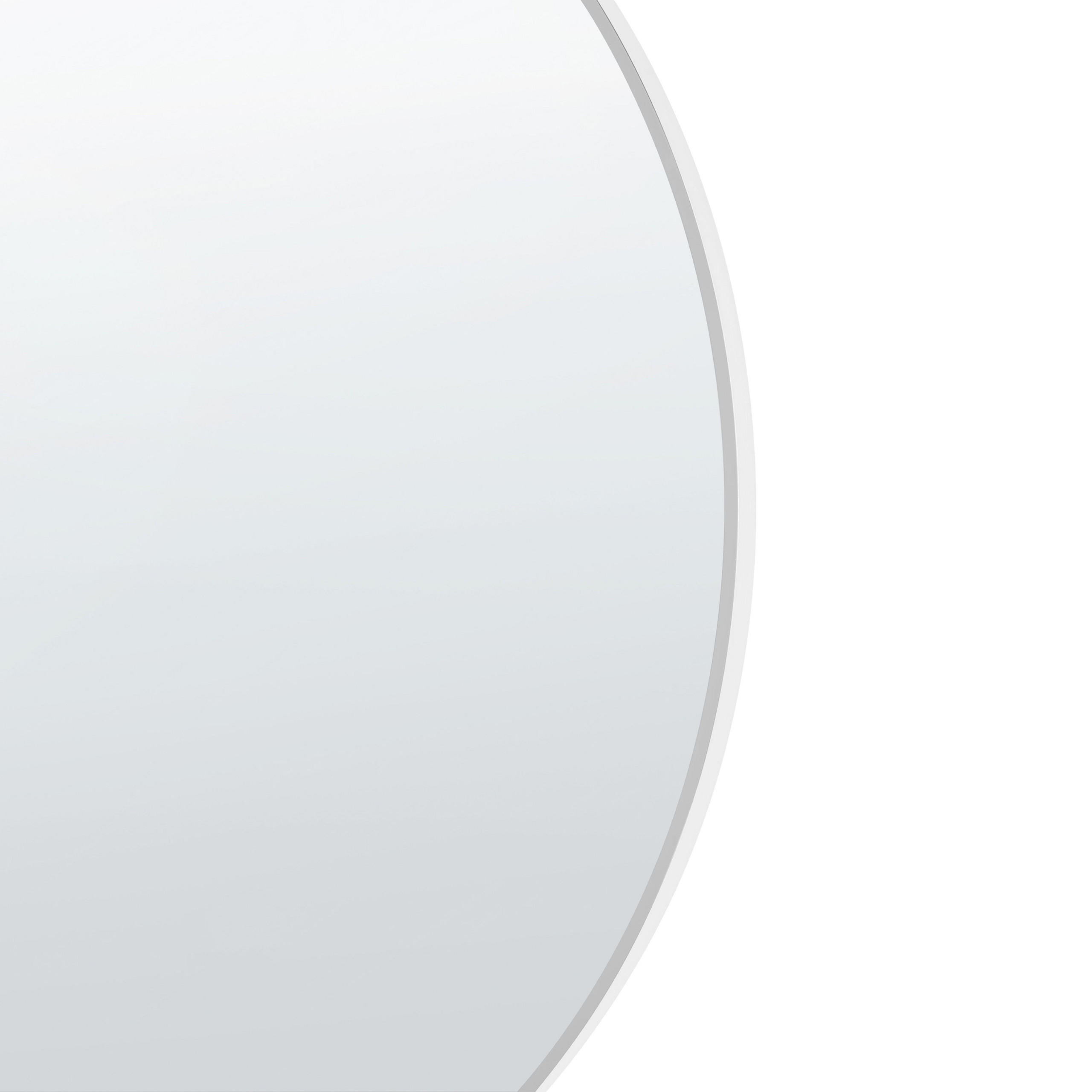 WANDSPIEGEL 80/80 cm Silber Annemasse - Silberfarben, Glas (80/3/80cm) - Beliani