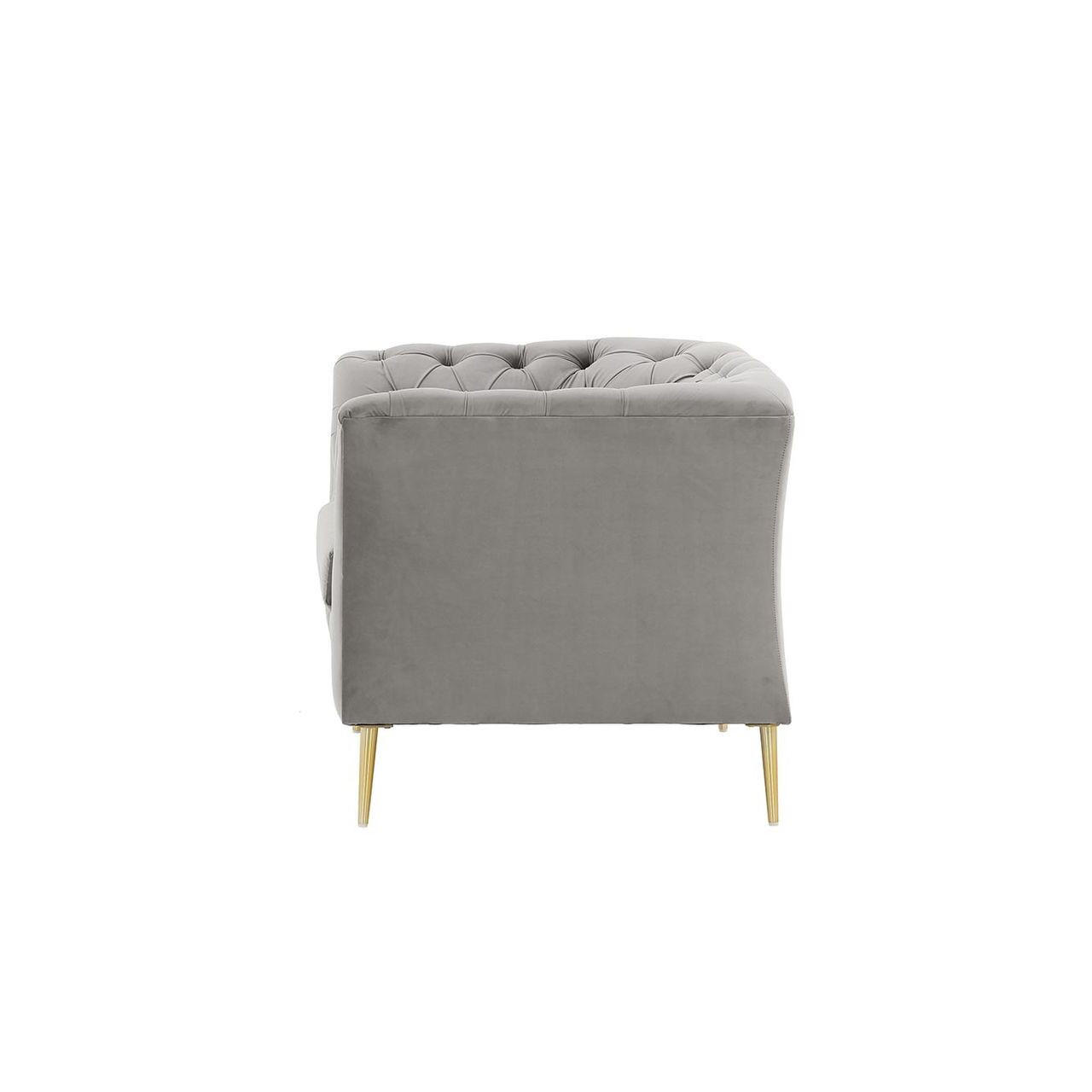 Thumbnail - Xxxl Sessel, Hellgrau, Textil, 1-Sitzer, 106x74x80 cm, Wohnzimmer, Sessel, Chesterfield-Sessel