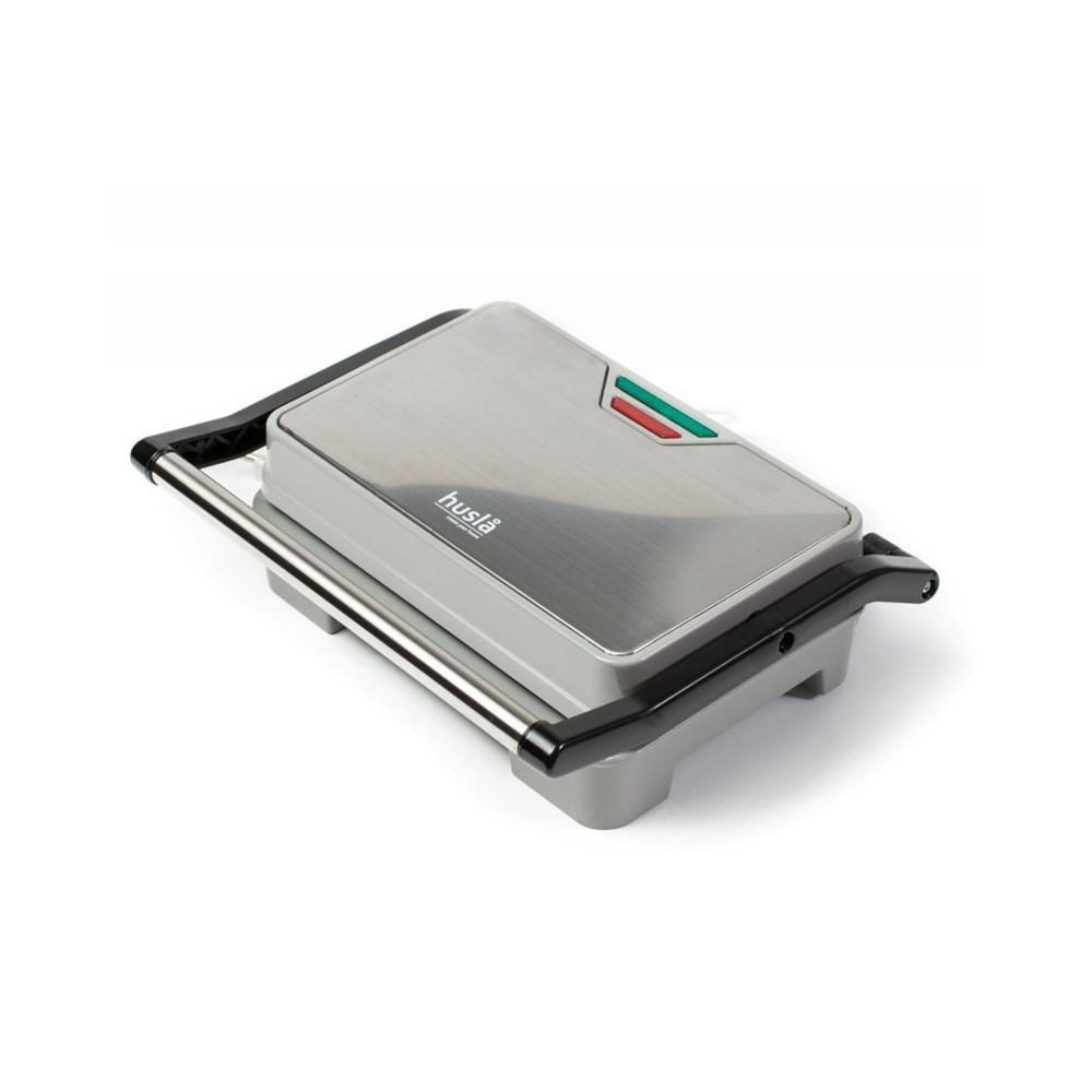 ELEKTROGRILL Silber 23/14/14 cm 31663 - Silberfarben, Metall (14/14/23cm) - Husla 