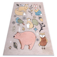 TEPPICH Fun 120/170 cm - Beige, Textil (120/170cm) - rugsX