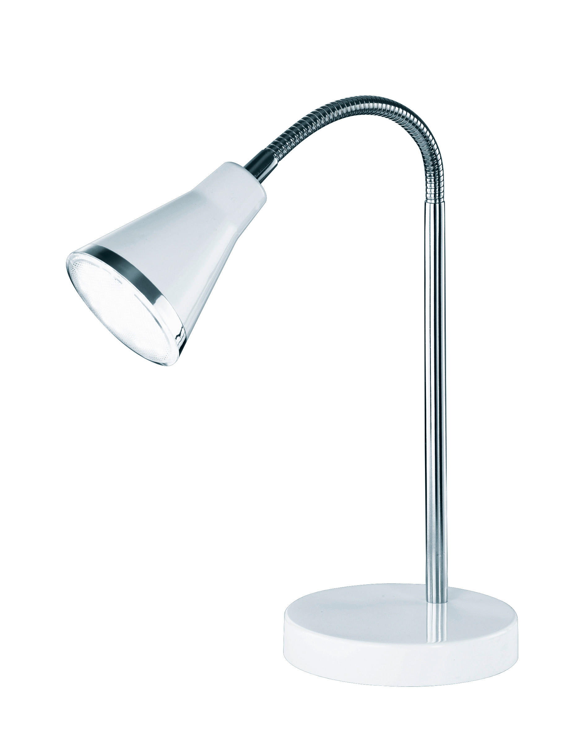 Trio Leuchten Tischlampe Weiß 11.5x38x11.5 cm