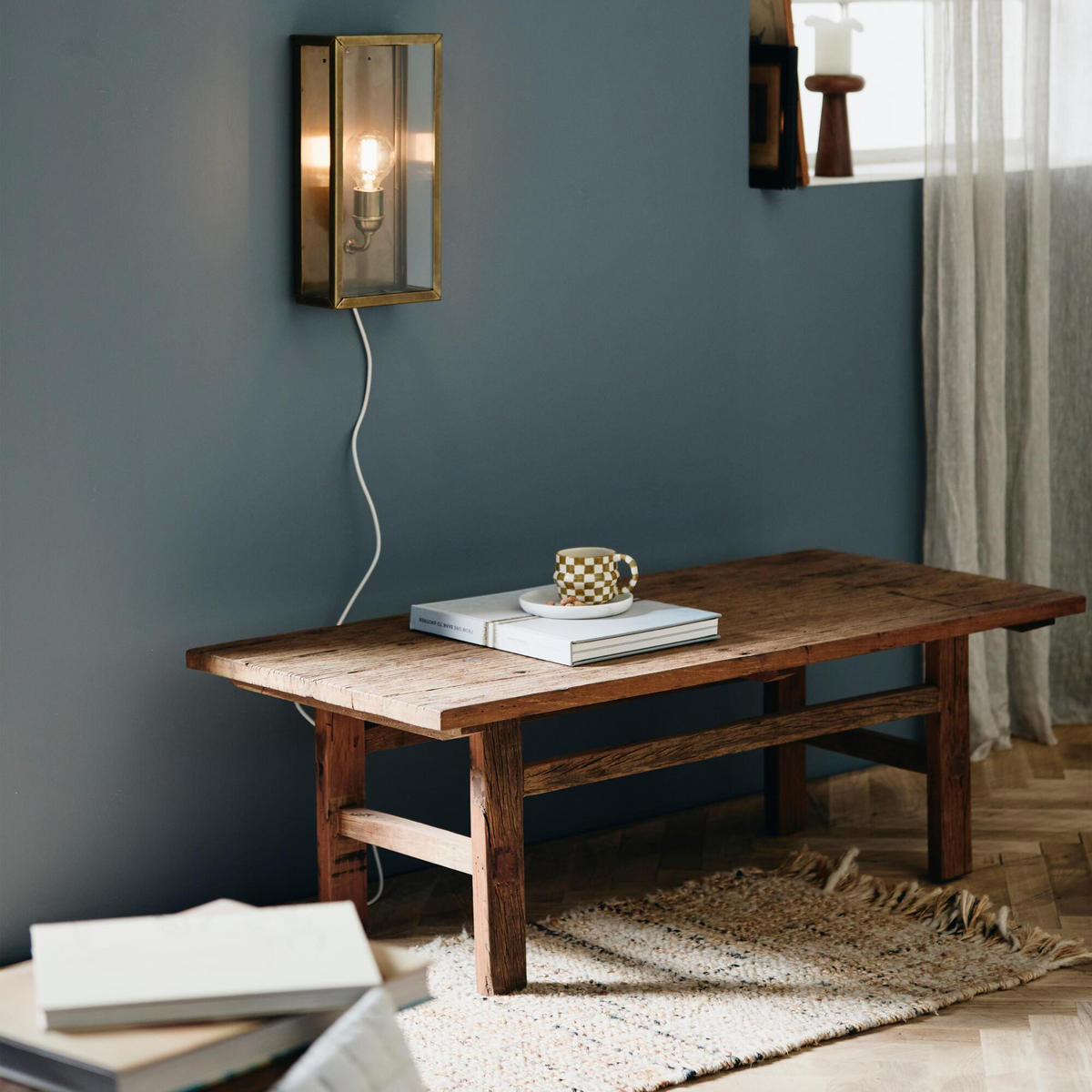 COUCHTISCH PALORA Braun 60x128x44 cm - Braun, Holz (128/60/44cm) - FURNLUX