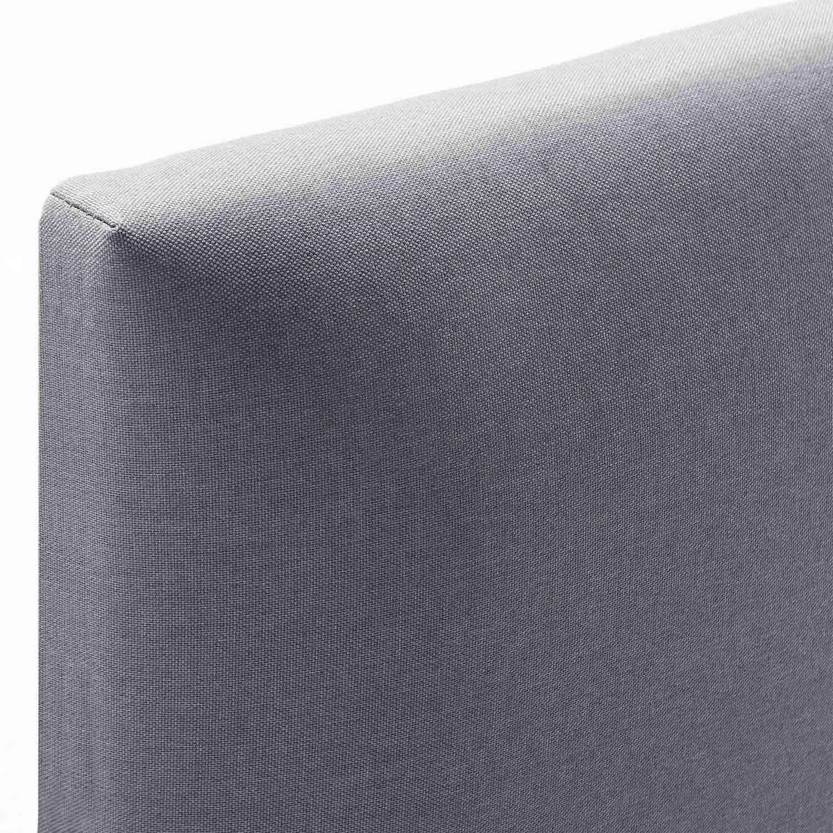 POLSTERBETT 140x190 cm Lauren, Dunkelgrau - Dunkelgrau, Textil (140/190cm) - VS Venta-stock