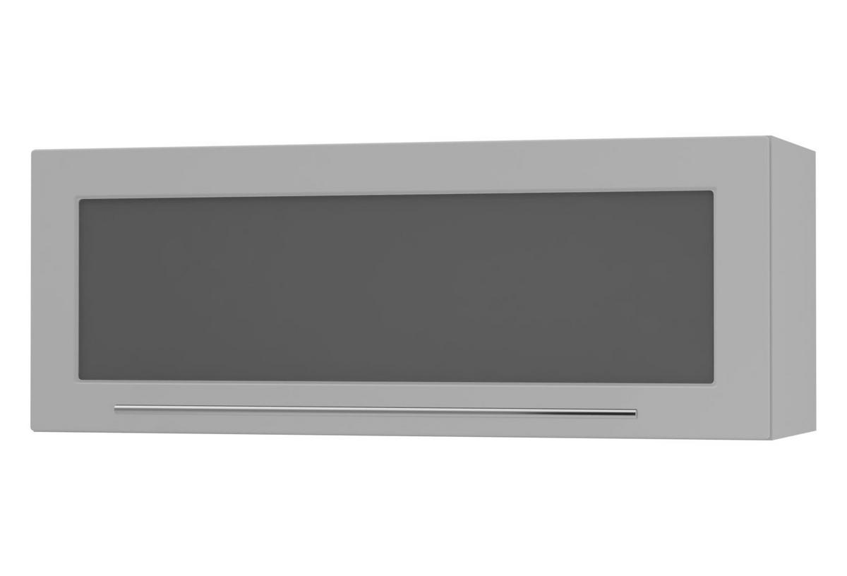 KLAPPHÄNGESCHRANK Kvantum W4BS/90 Dust Grey Matt / Grau Matt 90 / 32,5 / 36cm - Grau, Holz/Holzwerkstoff (90/36/32.5cm) - Feldmann-Wohnen