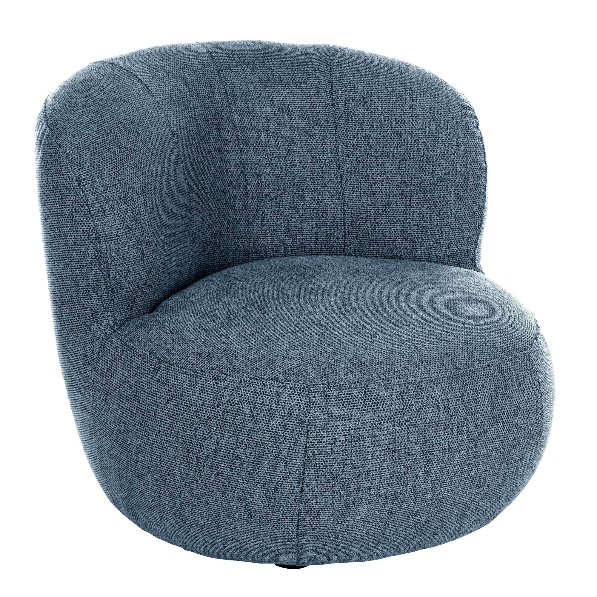 KINDERSESSEL Kayla Flachgewebe dunkelblau - Dunkelblau, Kunststoff (55/61/50cm) - 58aufmkessel