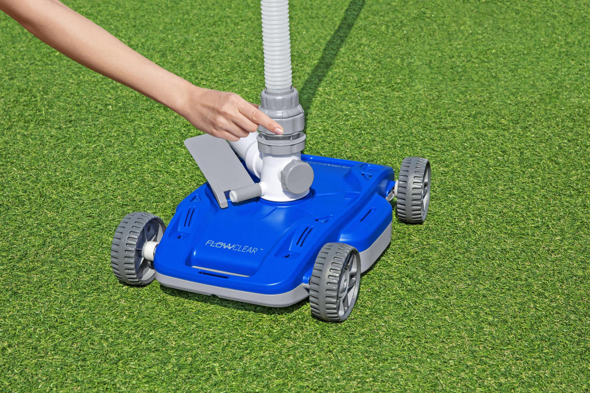 POOLROBOTER Megatro Pumpenbetrieben Autonom Grau 22x32x44,6cm - Grau, Kunststoff (32/22/44.6cm) - DELUKE