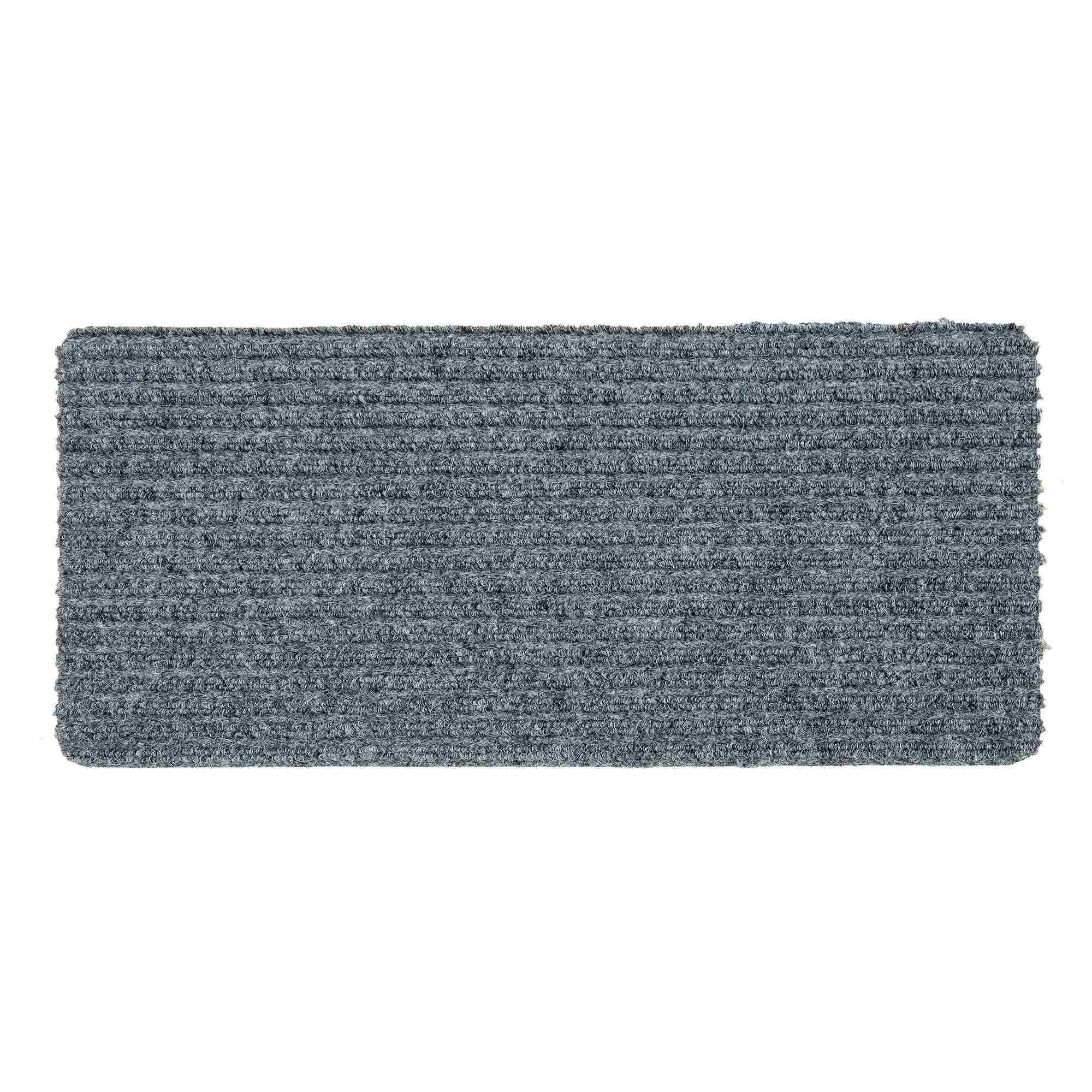 FUSSMATTE INNEN RIB LINE MINI - Silberfarben, Textil (25/60cm) - Astra