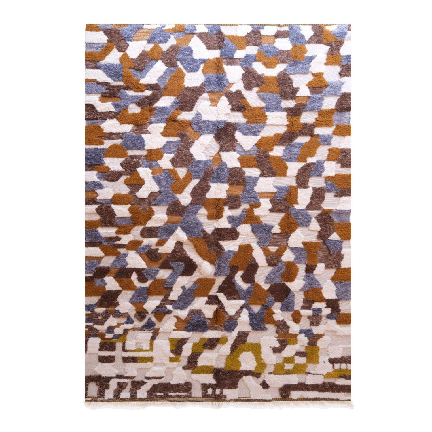 BERBERTEPPICH aus Marokko aus reiner Wolle bruin - Braun, Naturmaterialien (327/455cm) - AFK Living