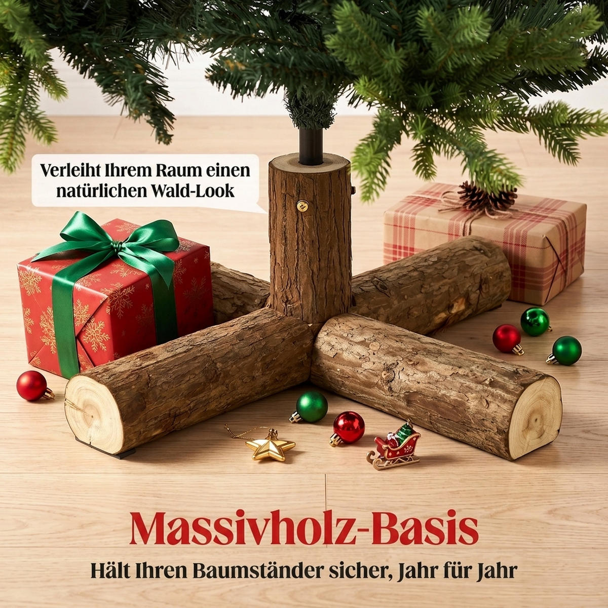 WEIHNACHTSBAUM PE PVC Grün - Grün, Kunststoff (180cm) - HOMCOM