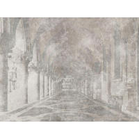 VLIESTAPETE Grau 371/280 cm - Beige/Grau, Textil (371/1cm) - KUNSTLOFT