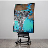 GEMÄLDE Geschick und Stärke Schattenfugenrahmen Schwarz 120x80 cm - Schwarz, Holz (120/80cm) - YS-art gallery