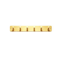 HAKENLEISTE, Holz, hellbraun, 59 × 6 × 7,5 cm - Braun, Holz (6/7.5/59cm) - Authentics
