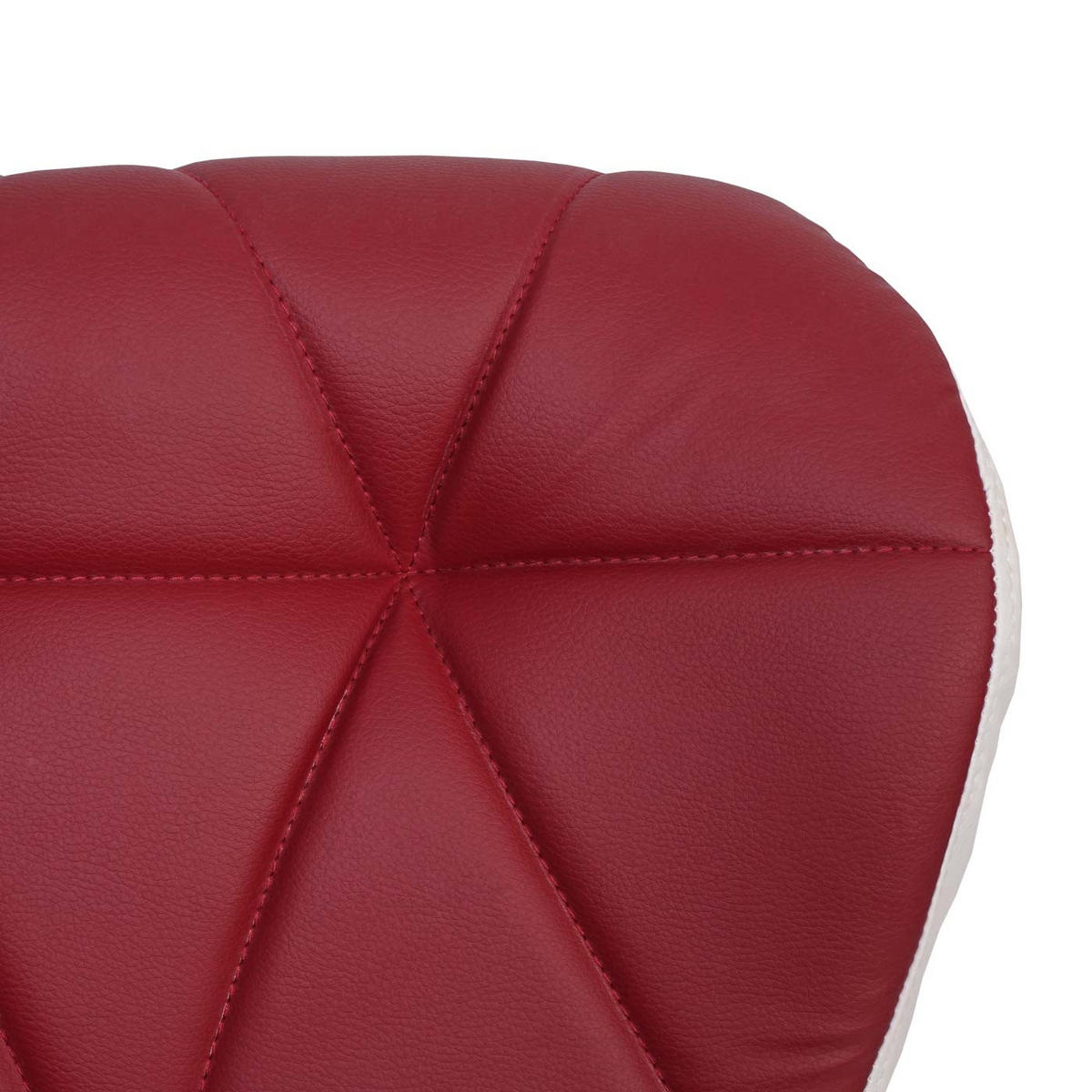 BARHOCKER mit Lehne Sitzhöhe 62-83cm höhenverstellbar Kunstleder Bordeaux - Bordeaux, Kunststoff (44/106/49cm) - PROREGAL