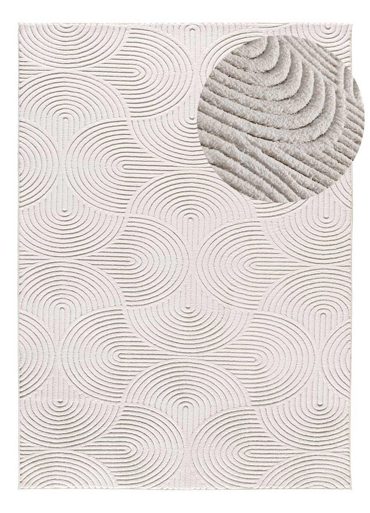 WEBTEPPICH waschbar Creme Estilo 200/290 cm - Creme, Textil (200/290cm) - Atticgo