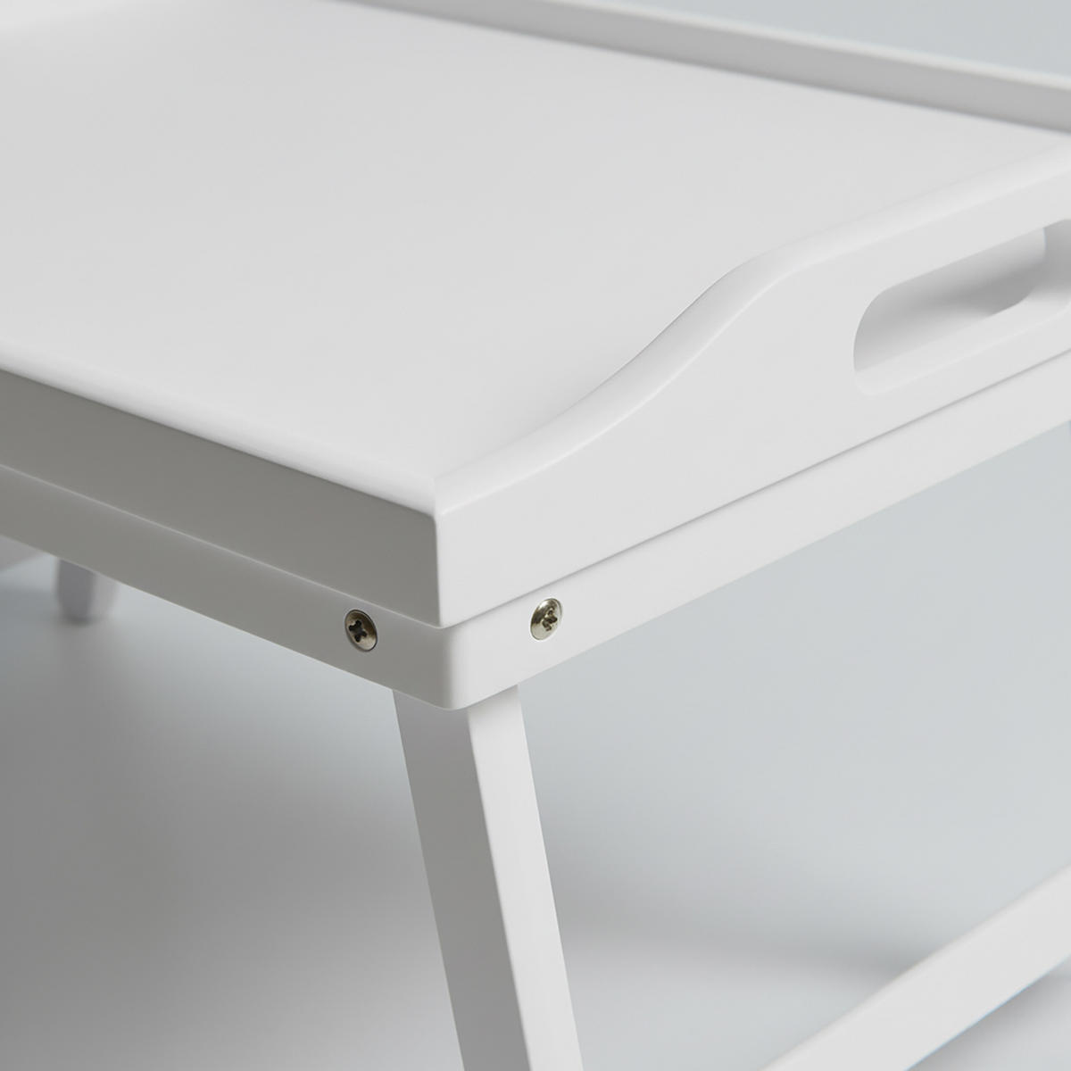 NOČNÝ stolík - biela, drevo - Relaxdays