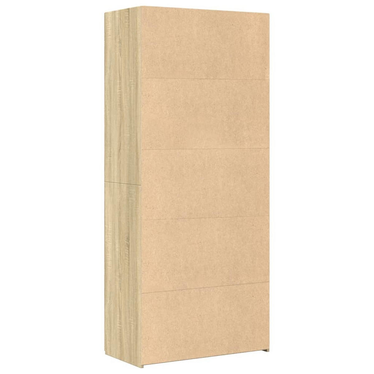 HIGHBOARD Sonoma-Eiche 80/42.5/185 Cm Holzwerkstoff - Braun, Holzwerkstoff (42.5/185/80cm) - vidaXL