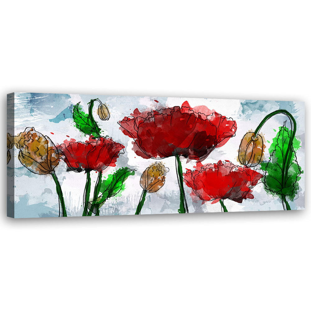 KUNSTDRUCK Bunt 150/50 cm - Multicolor, Textil (150/50cm) - KUNSTLOFT