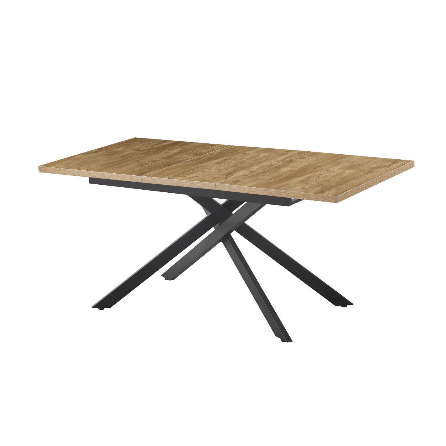 ESSTISCH LARS 120-160/80/76 cm Wildeiche - Wildeiche, Holz (80/120/76cm) - B&D Home