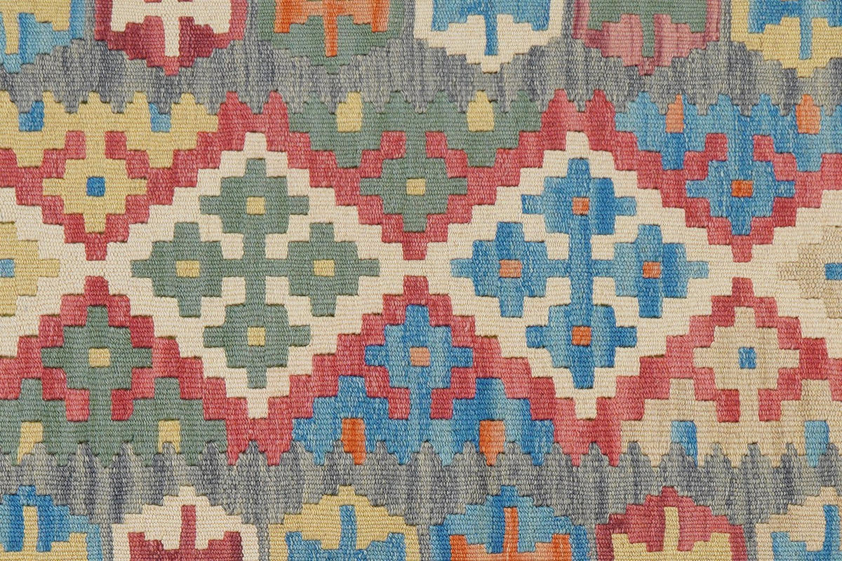 KELIM-LÄUFER handgewebt Gashgai Rot 242/84 cm Schurwolle - Rot, Textil (84/242cm) - Looma