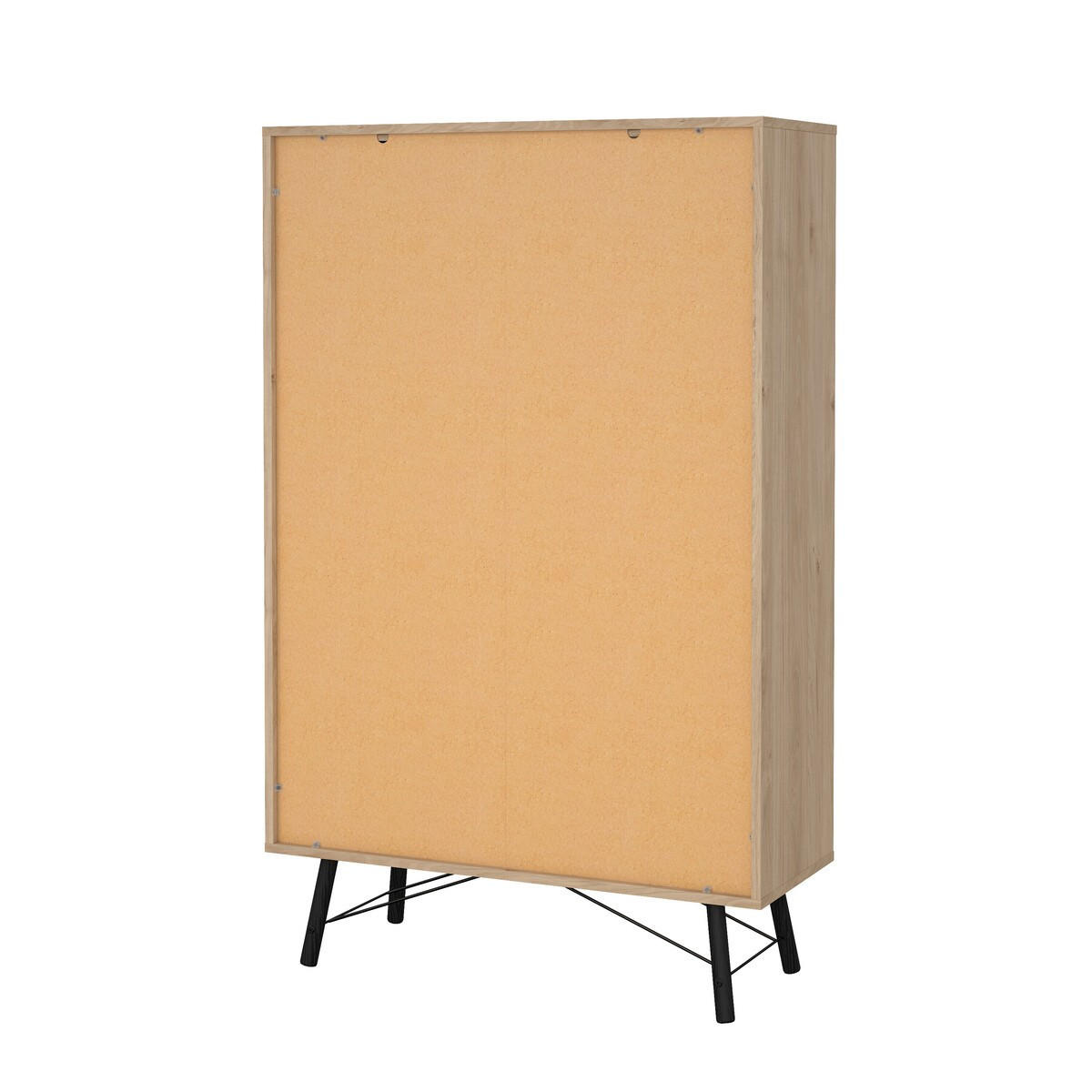 VITRINENSCHRANK, Ry, Eiche, Holzwerkstoff, 102 x 40 x 162 cm - Eichefarben, Holzwerkstoff (102/161.8/40cm) - Calicosy