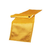TISCHBAND Samt&Sonders curry-senf 140/18 cm - Currygelb, Textil (18/140cm) - beties Heimtextil