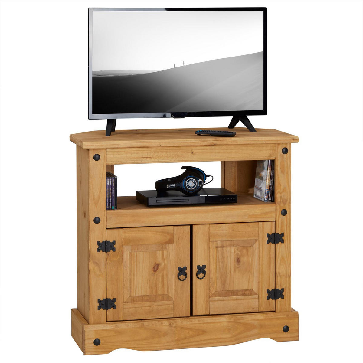 TV-RACK SALSA - Naturfarben, Holz (85/78/43cm) - CARO-Möbel