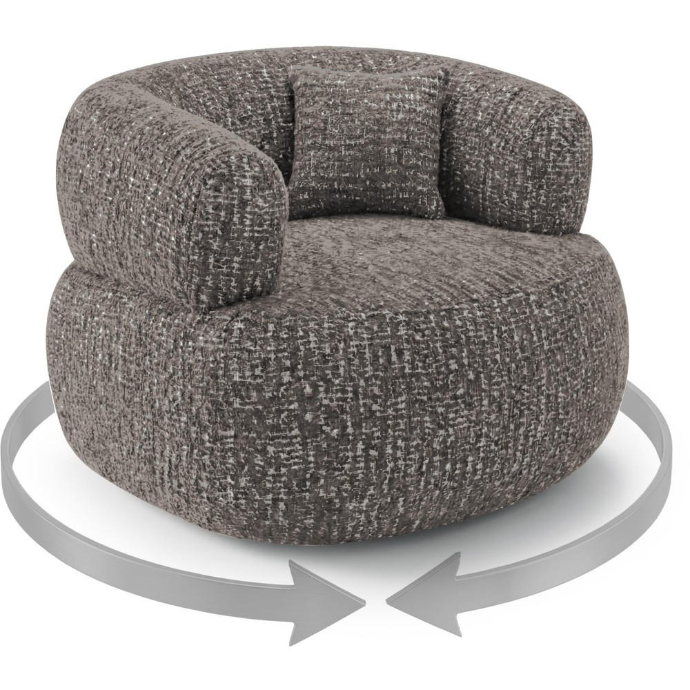 Thumbnail - Beautysofa Sessel, Braun, Textil, 95x75x97 cm, Wohnzimmer, Sessel, Polstersessel