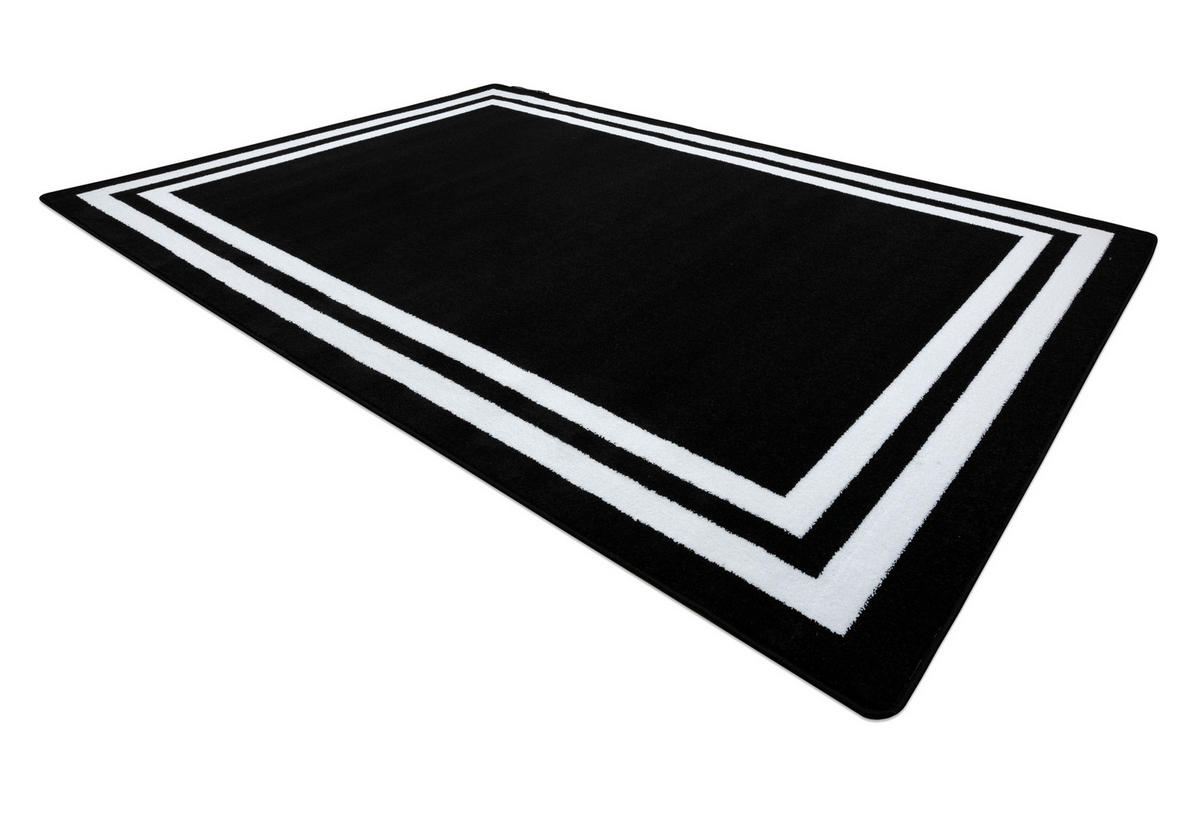 TEPPICH Hampton 80/150 cm - Schwarz, Textil (80/150cm) - rugsX