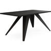 COUCHTISCH Vance rechteckig, Schwarz 120/60/48 cm - Schwarz, Holzwerkstoff/Metall (60/120/48cm) - WFL GROUP