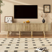 TV-LOWBOARD Schiebetüren modern - Eichefarben, Holz (175/45/38cm) - Fortuna Lai