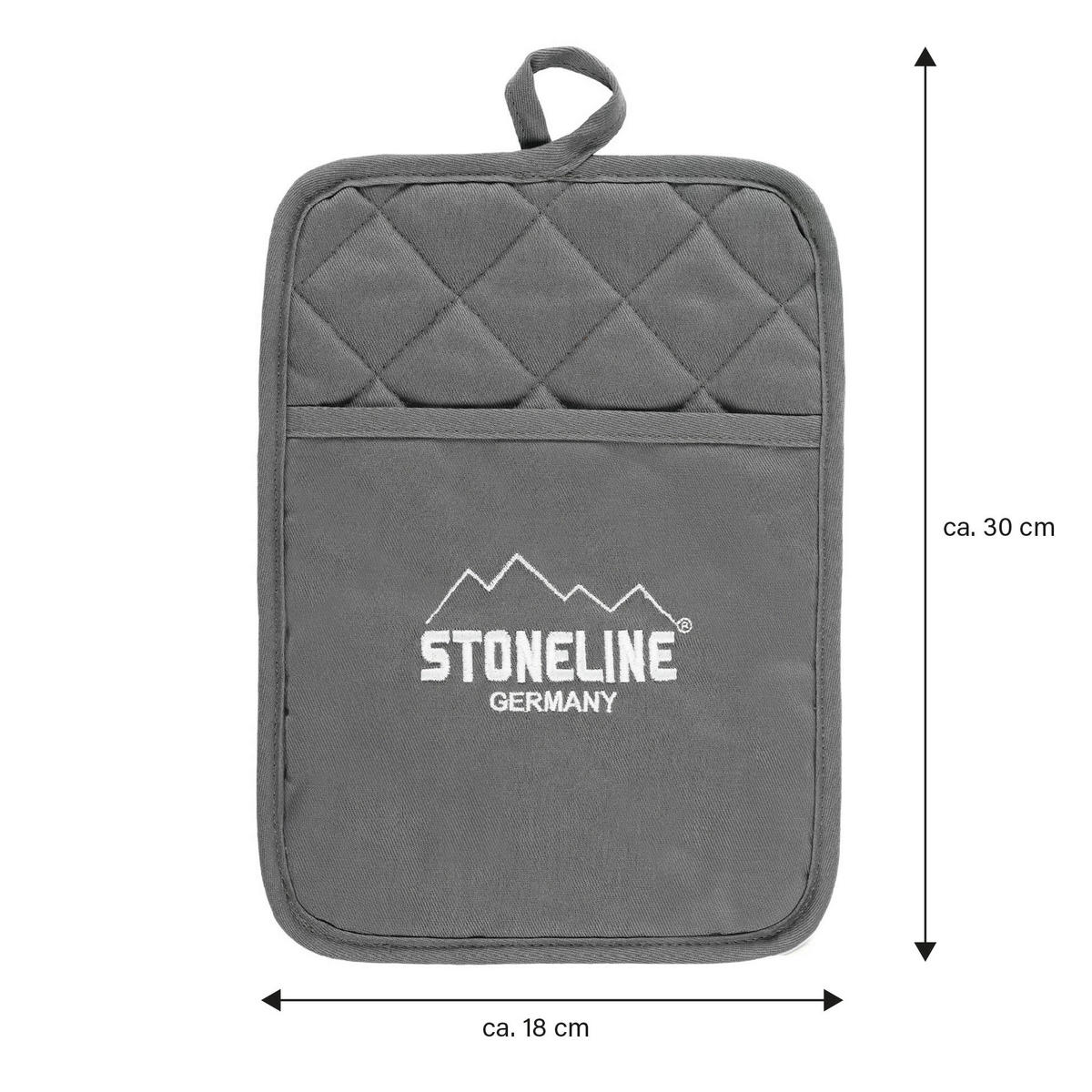 TOPFLAPPEN - Grau, Textil (18/25cm) - Stoneline