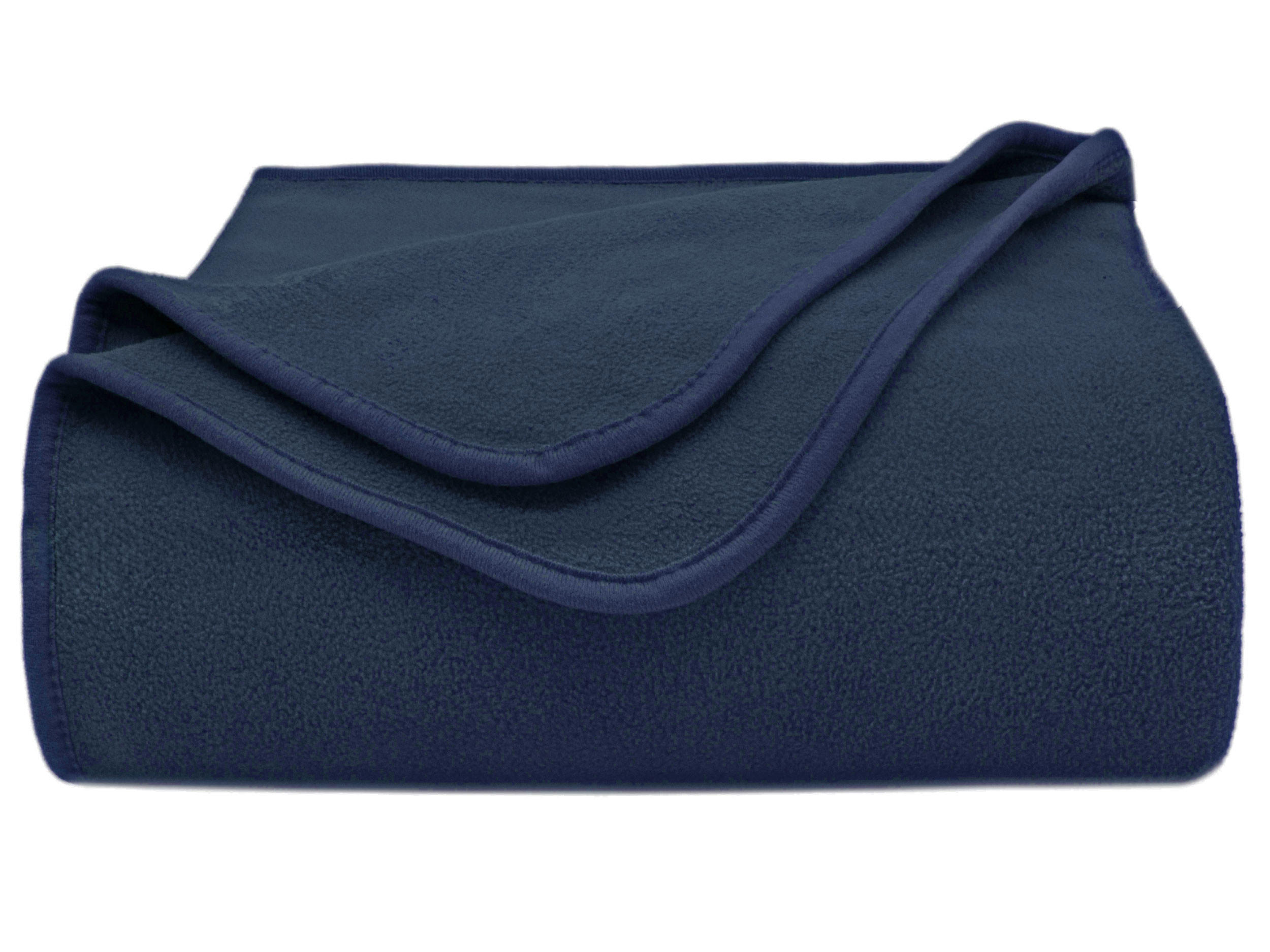 Zollner Kuscheldecke, Dunkelblau 130x170 cm