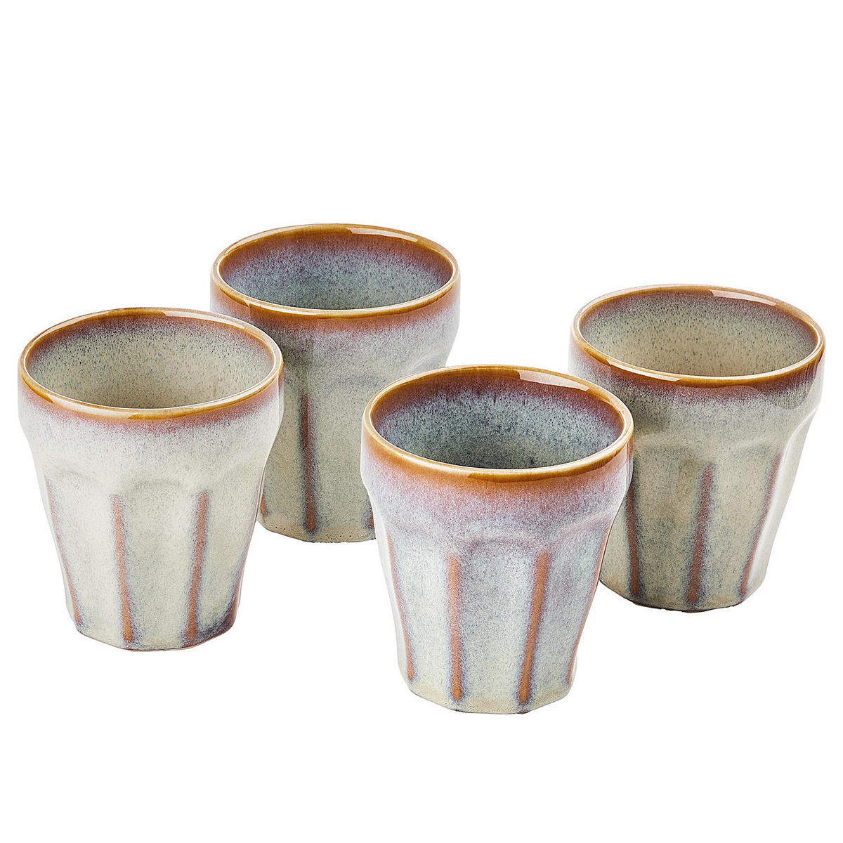 KAFFEETASSE (6er Set) Bergamo - Taupe, Keramik (0.25L) - Butlers
