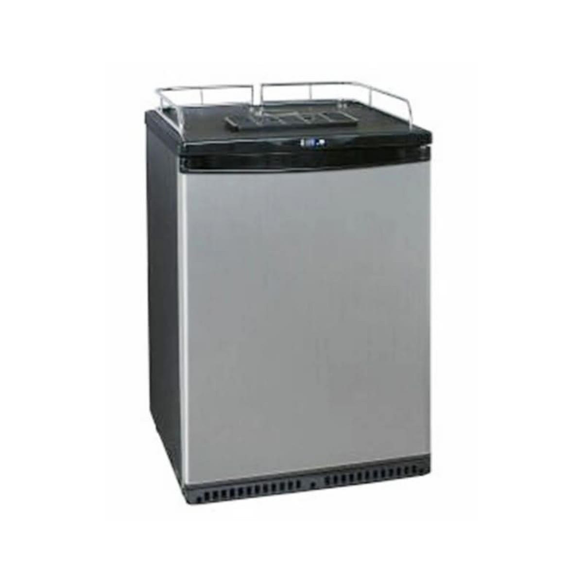 BARSET Komplett-Set, Fasskühlschrank, Zapfanlage, Schanksäule - Schwarz, Metall (59.99/99.49/78.4cm) - ich-zapfe