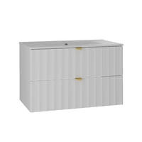 UMIVALNIK 80cm Lexa Bela - bela, leseni material (80/50/45.8cm) - Petits-meubles
