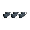 ESPRESSOTASSEN Doppio Anthrazit 80 ml 6er Set - Anthrazit, Keramik (0.08L) - Ritzenhoff Breker