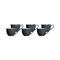 ESPRESSOTASSEN Doppio Anthrazit 80 ml 6er Set - Anthrazit, Keramik (0.08L) - Ritzenhoff Breker