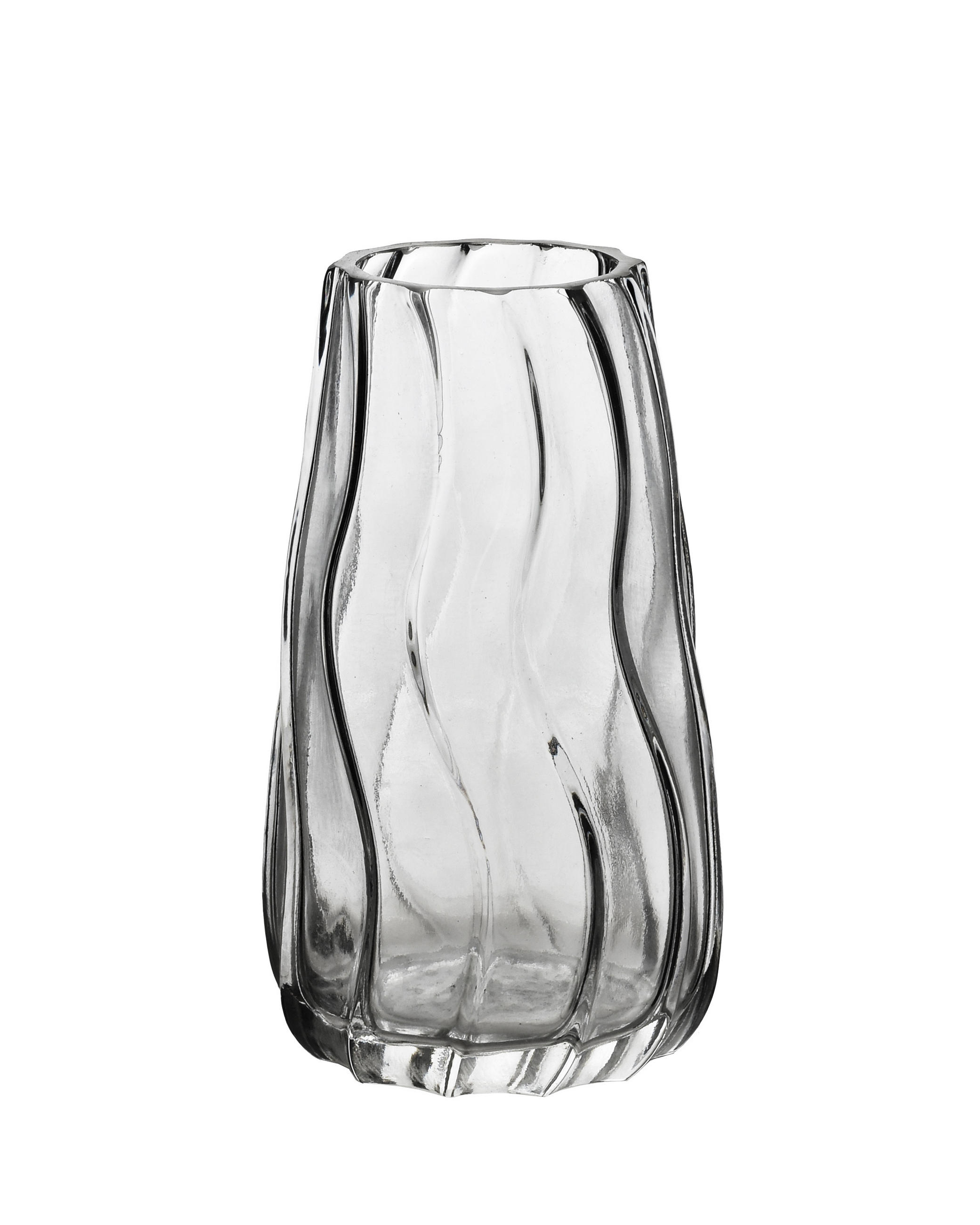 VASE Serenite Transparent Glas - Transparent, Glas (21cm) - Mondex