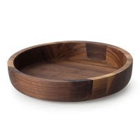 SERVIERSCHALE Walnussholz, Ø 20 x 4.3 cm, 4233 - Braun, Holz (21/6/21cm) - Continenta