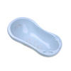 BABYBADEWANNE 84 cm lang, Ablagefächer blau Sterne ergonomische Form, ab Geburt - Hellblau, Kunststoff (48/83.5cm) - Lorelli