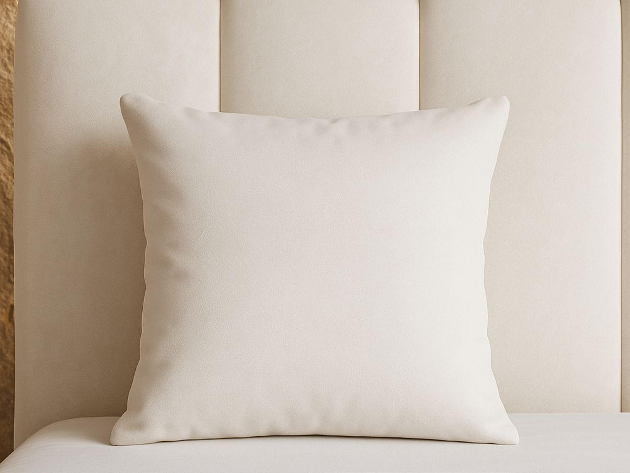 KOPFKISSEN Silente 40/40 cm - Beige/Schwarz, Textil/Metall (40/40cm) - Graingold