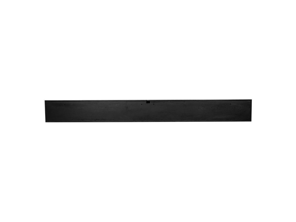 LOWBOARD Dimora Mangoholz 280 cm / 35 cm Schwarz - Schwarz, Holz (280/30/35cm) - Villa Möbel